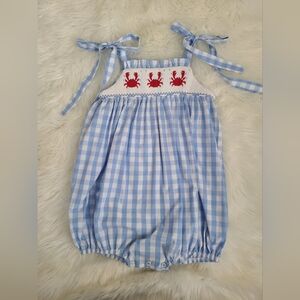 Smocked Auctions 🦀 Romper Size 3T